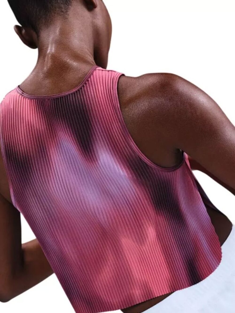 Nike AeroSwift Dri-FIT ADV Cropped Running Tank Top - Picture 2 of 3